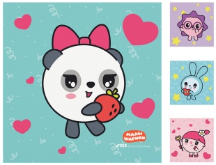 Сервировочные салфетки, Малышарики, Ассорти, 33*33 см, 20 шт.